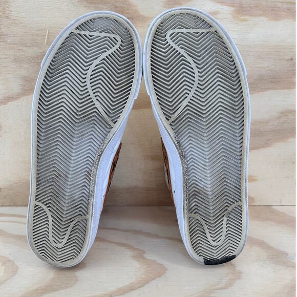 Nike - Blazer 77 Mid Leopard - Trainers Shoes - White - Women's - 8 - DA8736-101 - Picture 8 of 9